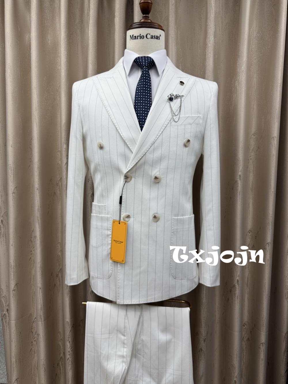 Formal Wear For Men In Wedding - 2026 New Striped Suit Set 2