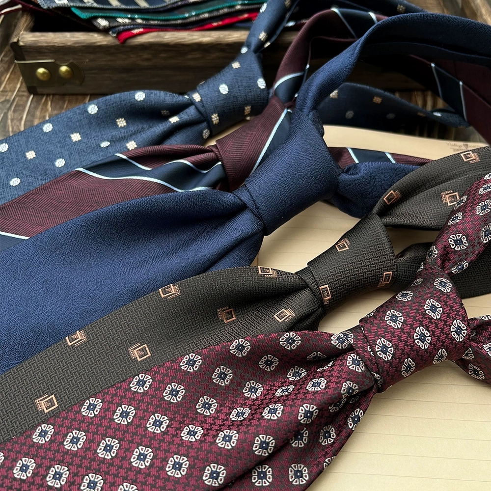 Men'S Formal Wear Ties - New Trendy Navy Brown Neckties For