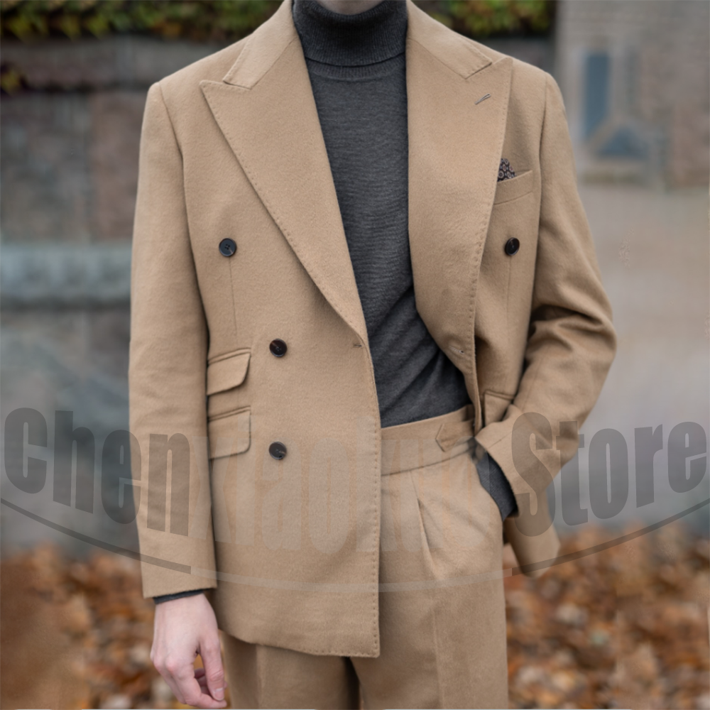 Men Formal Party Wear Outfit - Men's Double Breasted Suit Formal Blazer