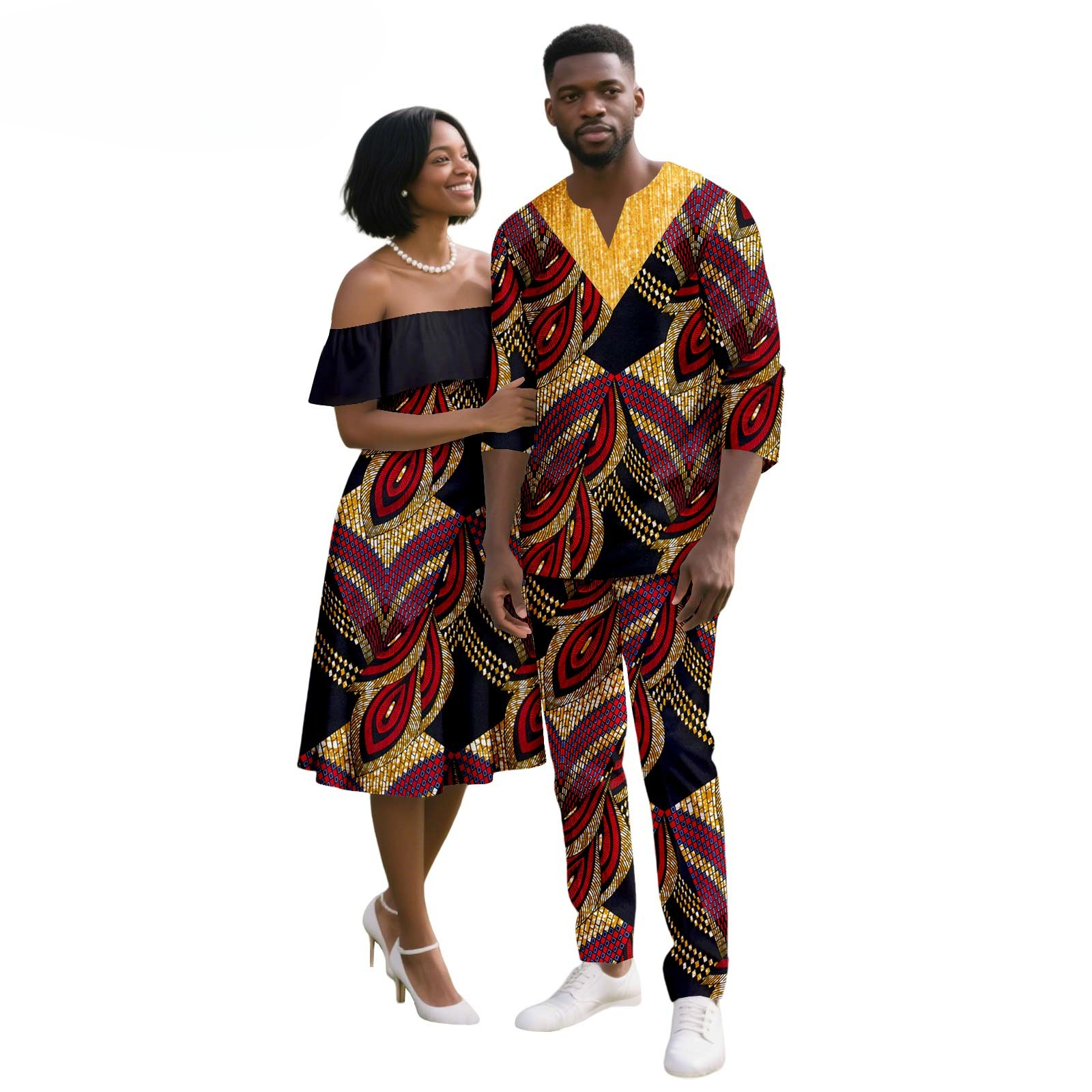 Men Formal Party Wear Outfit - African Couples Clothing Outfits Men and