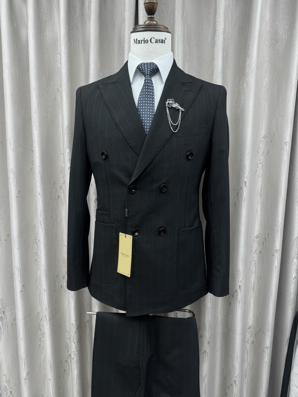 2026 New Striped Suit Set 2 Pi - Formal Wear For Men In Wedding recensione e prezzo