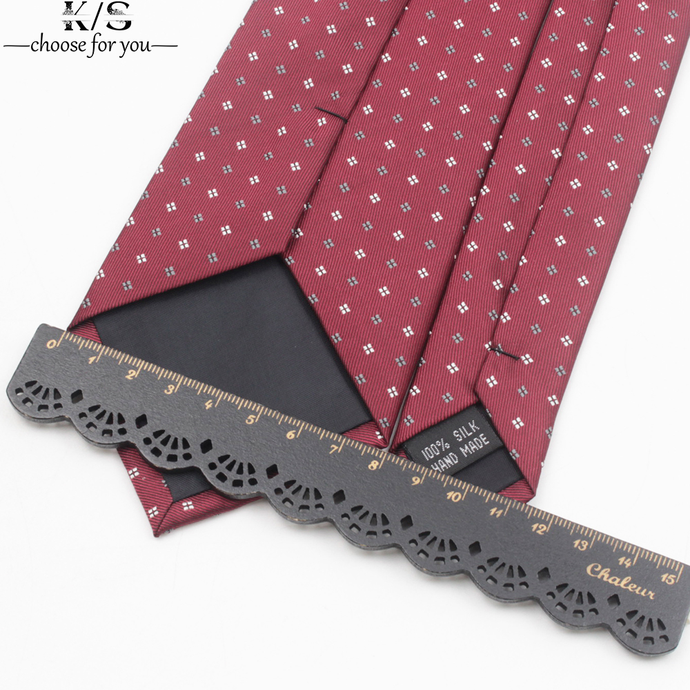 Men's Tie 8cm Stripe Dot Neckt - Men'S Formal Wear Ties recensione e prezzo