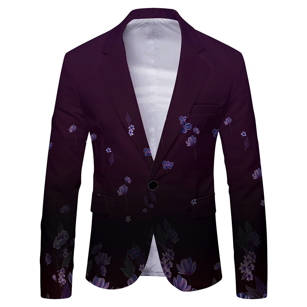 Men\'s Fashionable Printed Bla - Mens Formal Look recensione e prezzo