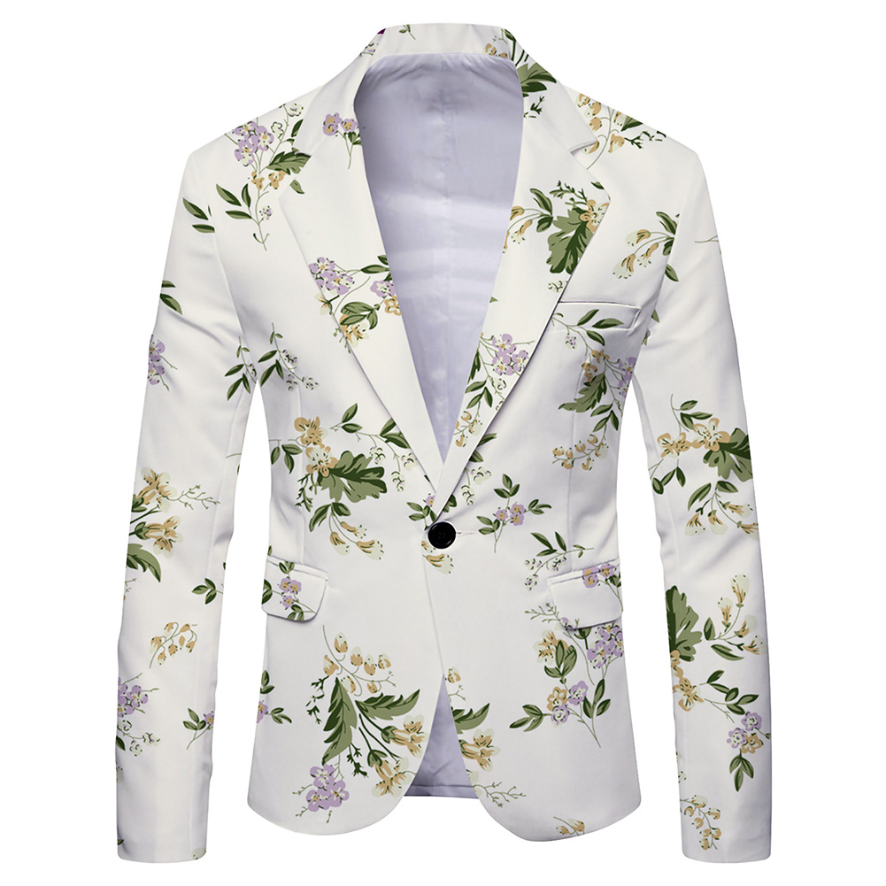 Men\'s Fashionable Printed Bla - Mens Formal Look recensione e prezzo