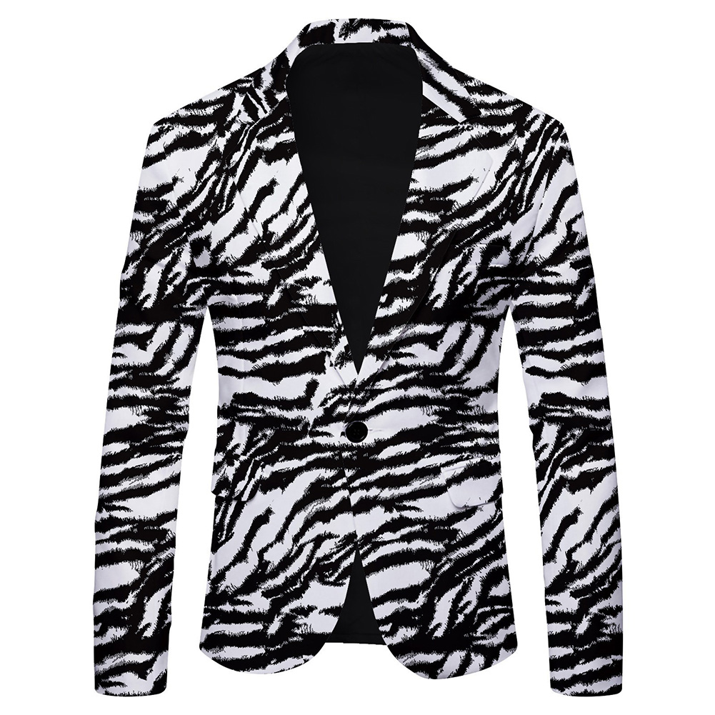 Men\'s Fashionable Printed Bla - Mens Formal Look recensione e prezzo