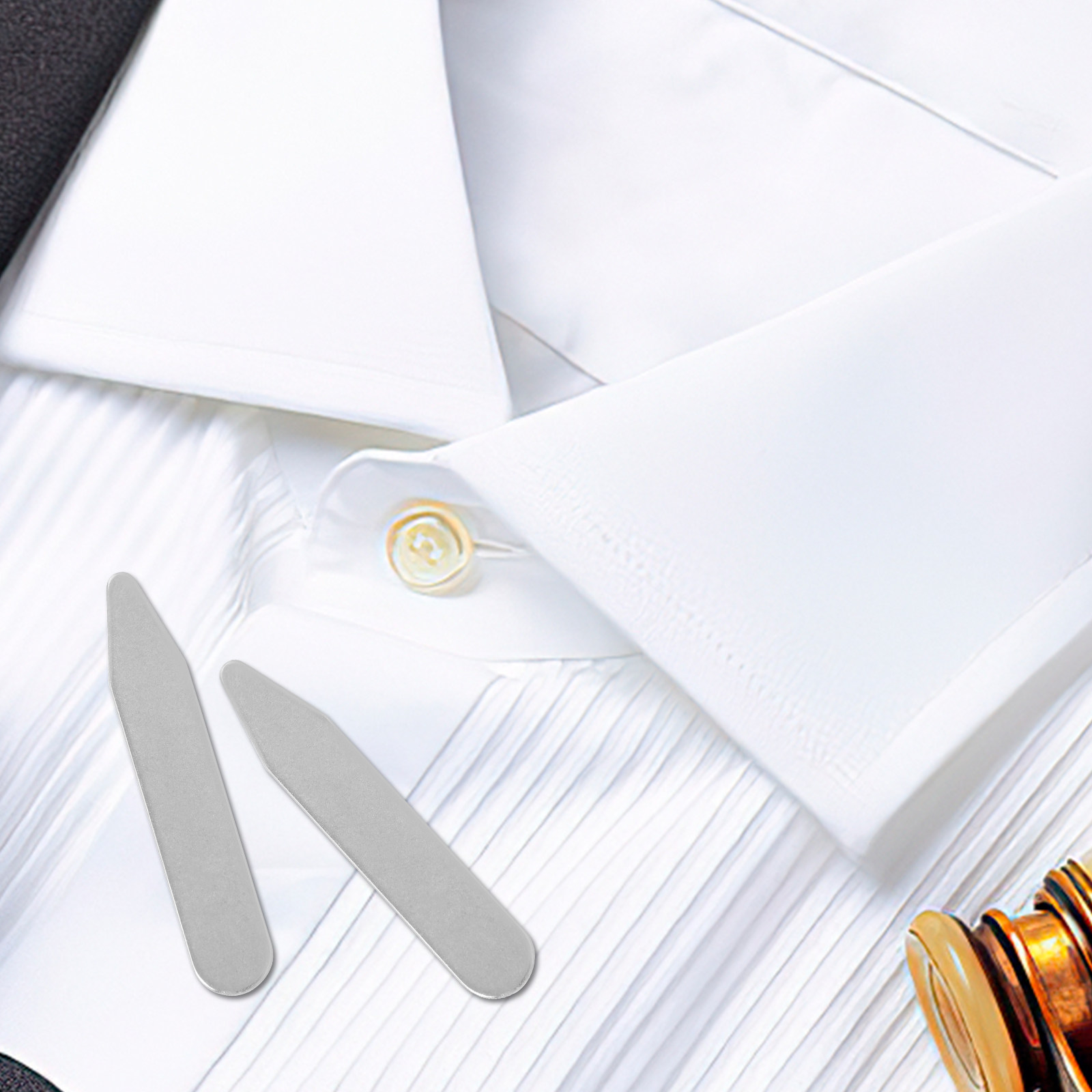 Premium Collar Stays for Men a - Mens Formal Look recensione e prezzo