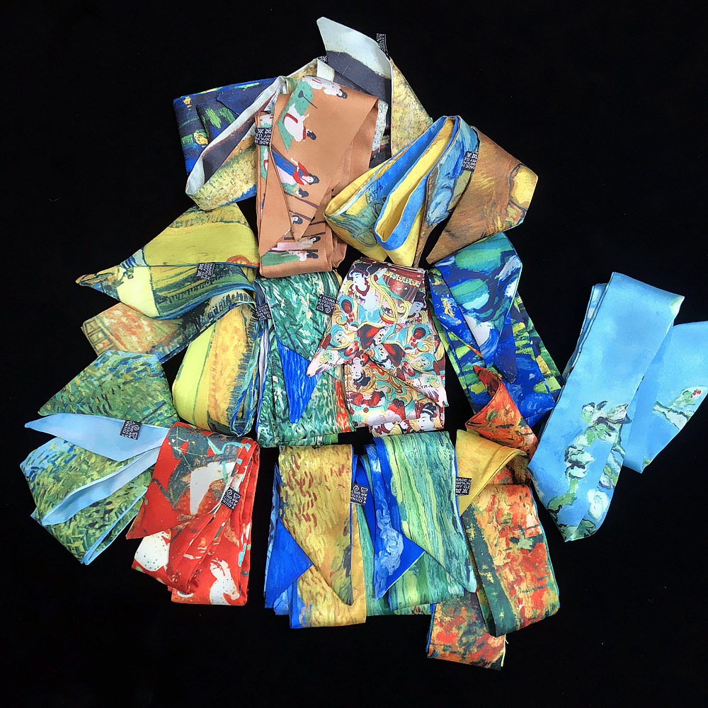 2023 Van Gogh Oil Painting Twi - Silk Tie Woven recensione e prezzo