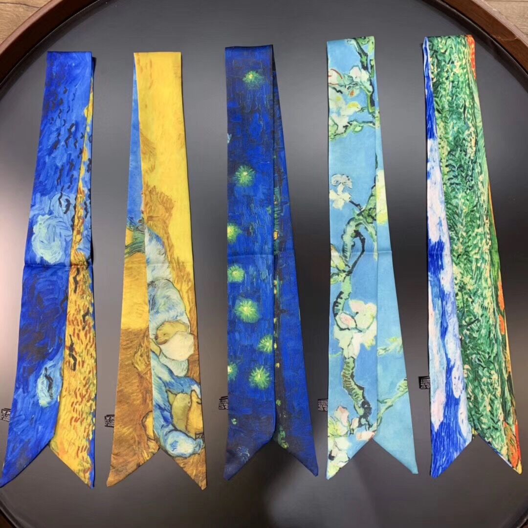 2023 Van Gogh Oil Painting Twi - Silk Tie Woven recensione e prezzo