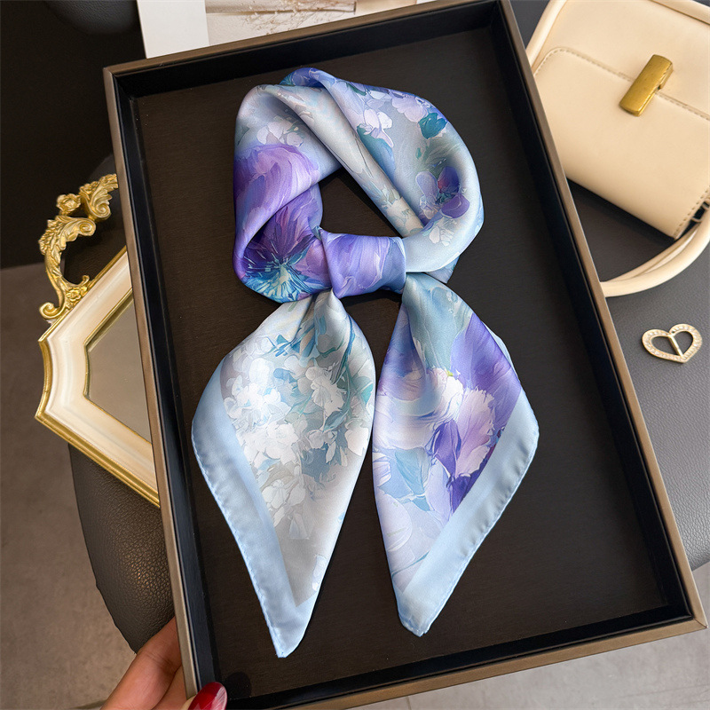 2026 New Floral Print Silk Squ - Silk Tie Woven recensione e prezzo