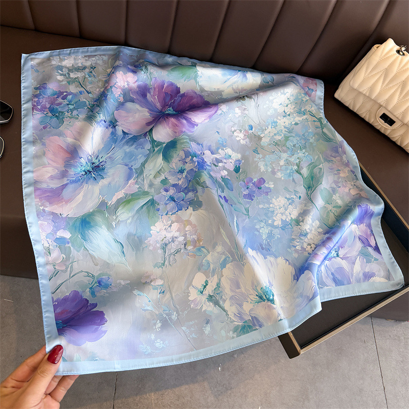 2026 New Floral Print Silk Squ - Silk Tie Woven recensione e prezzo
