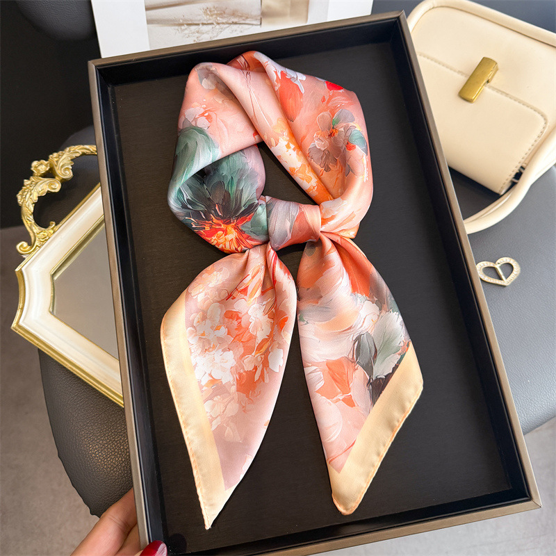 2026 New Floral Print Silk Squ - Silk Tie Woven recensione e prezzo