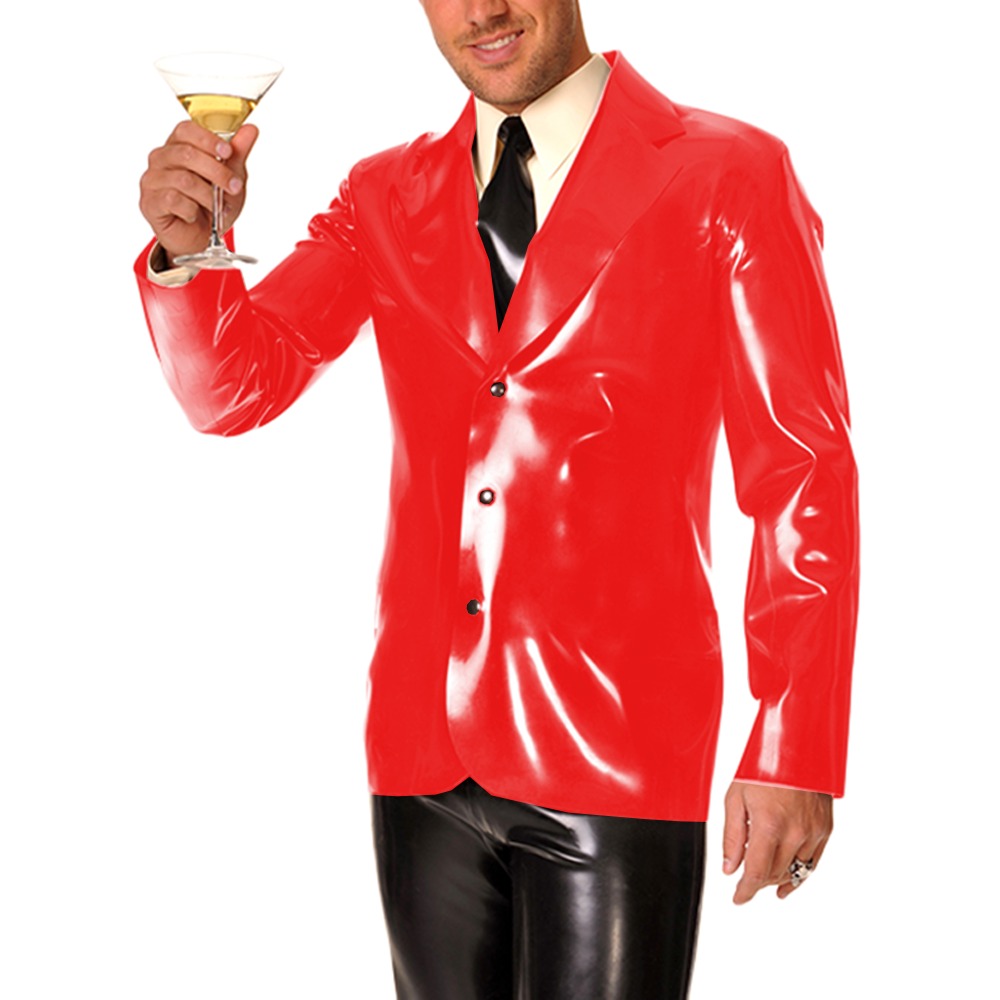 Men's Long Sleeve Vinyl PVC Le - Mens Formal Look recensione e prezzo