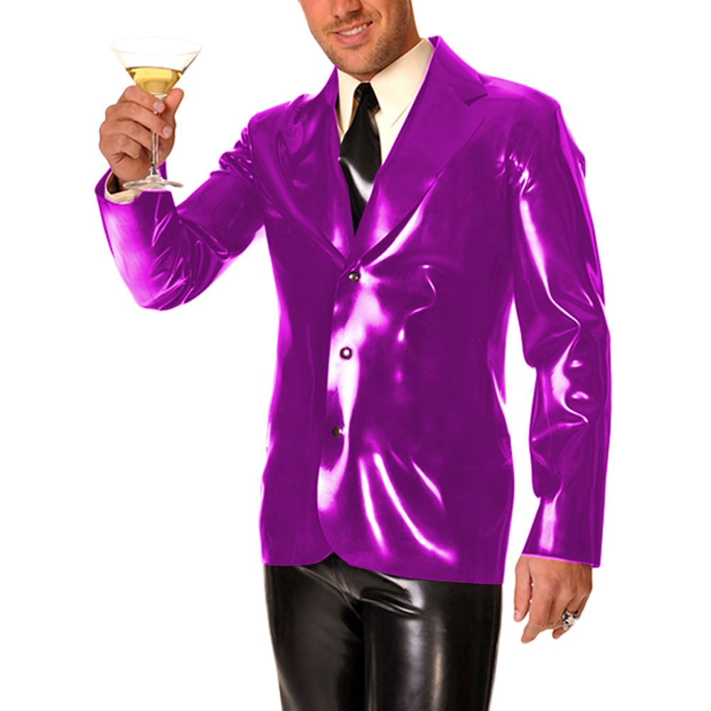 Men's Long Sleeve Vinyl PVC Le - Mens Formal Look recensione e prezzo