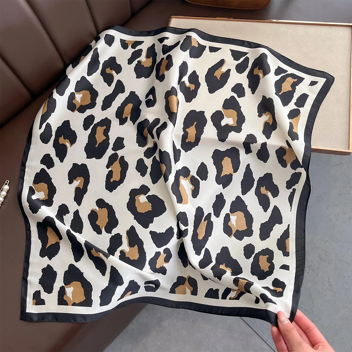 Leopard Scarf Women Imitation  - Silk Tie Woven recensione e prezzo