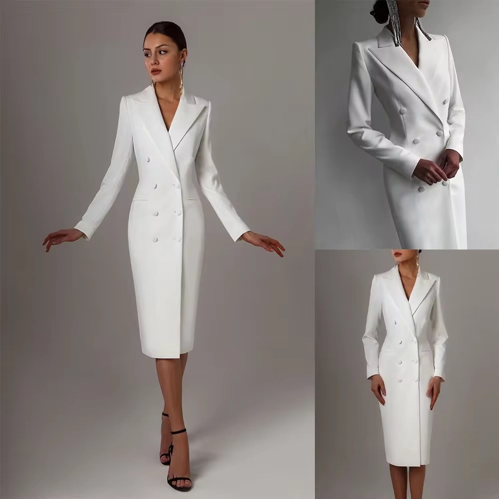 Autumn White Double Breasted W - Men Formal Wear Wedding Guest recensione e prezzo