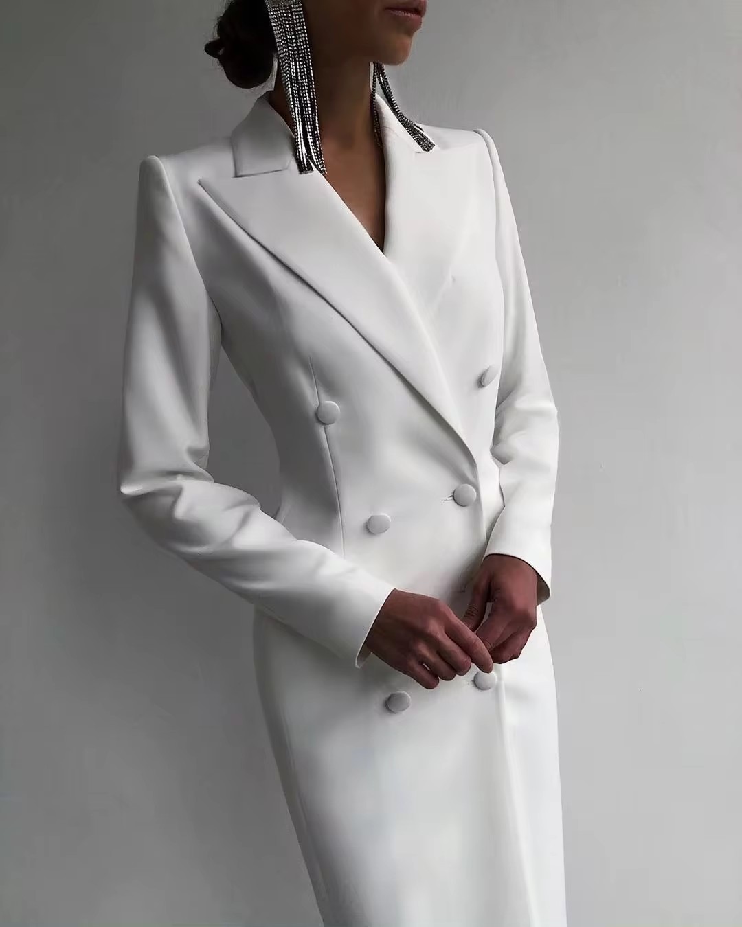 Autumn White Double Breasted W - Men Formal Wear Wedding Guest recensione e prezzo