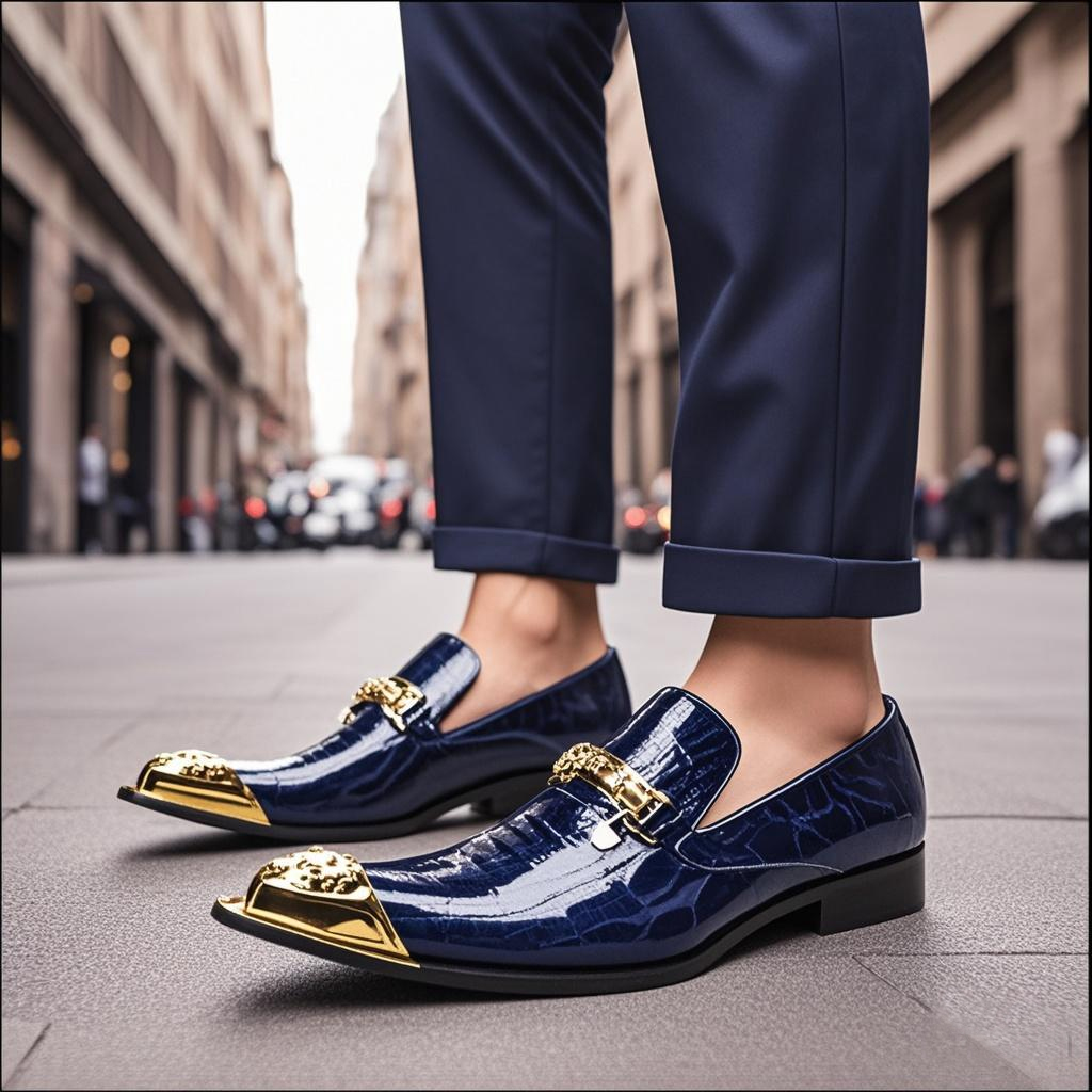 Spring and Autumn Crocodile li - Men Formal Wear Online recensione e prezzo