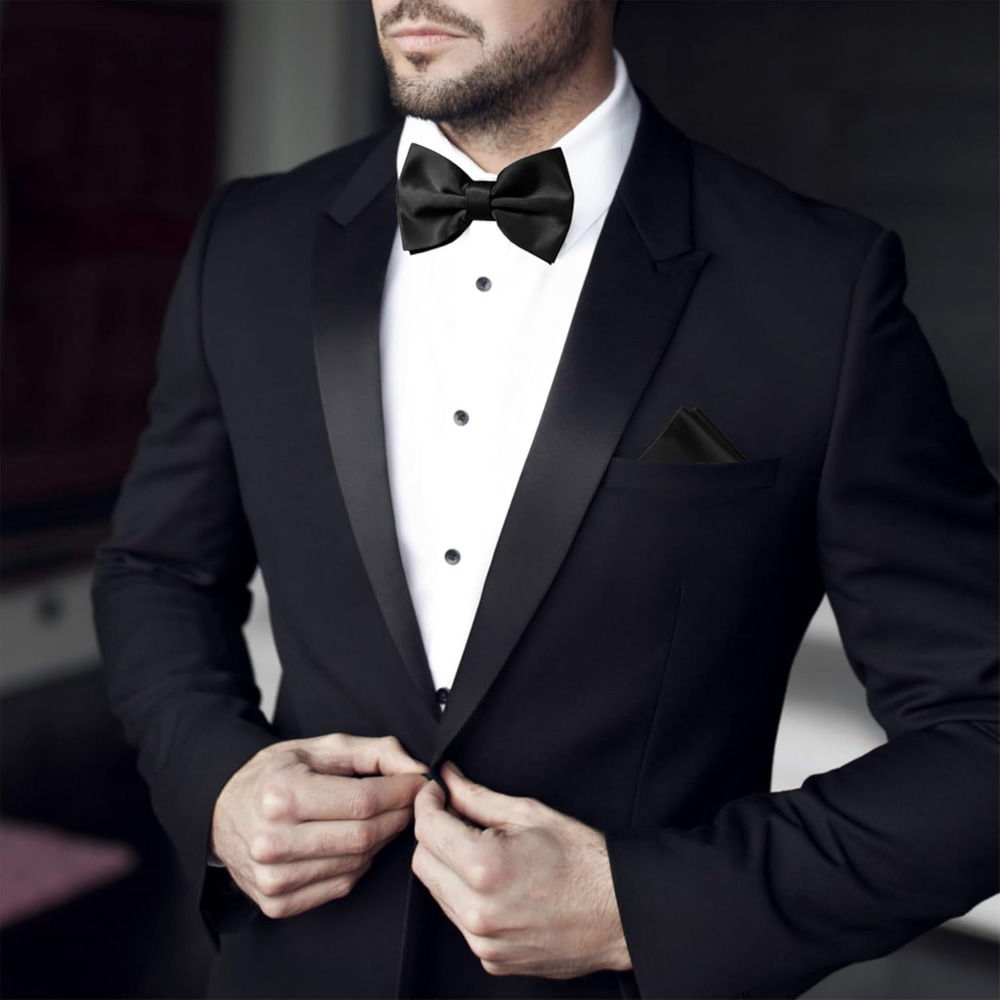 Men's Solid Pretied Bowties fo - Men'S Formal Wear Ties recensione e prezzo