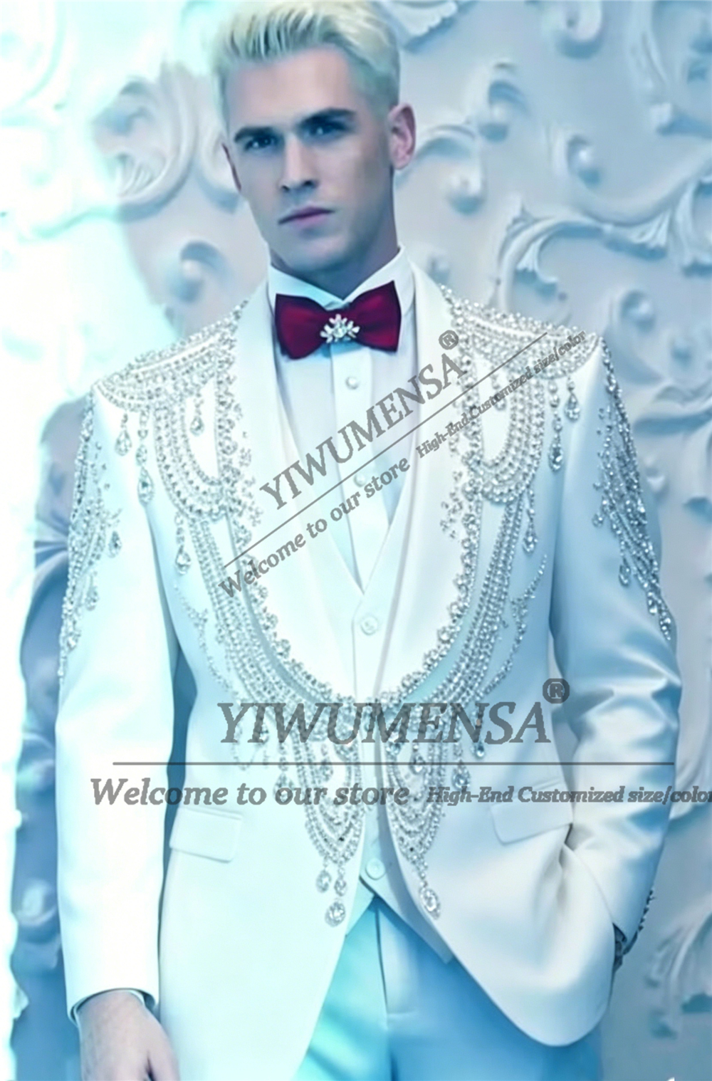 Male Fashion Beading Crystals  - Formal Wear For Men In Wedding recensione e prezzo