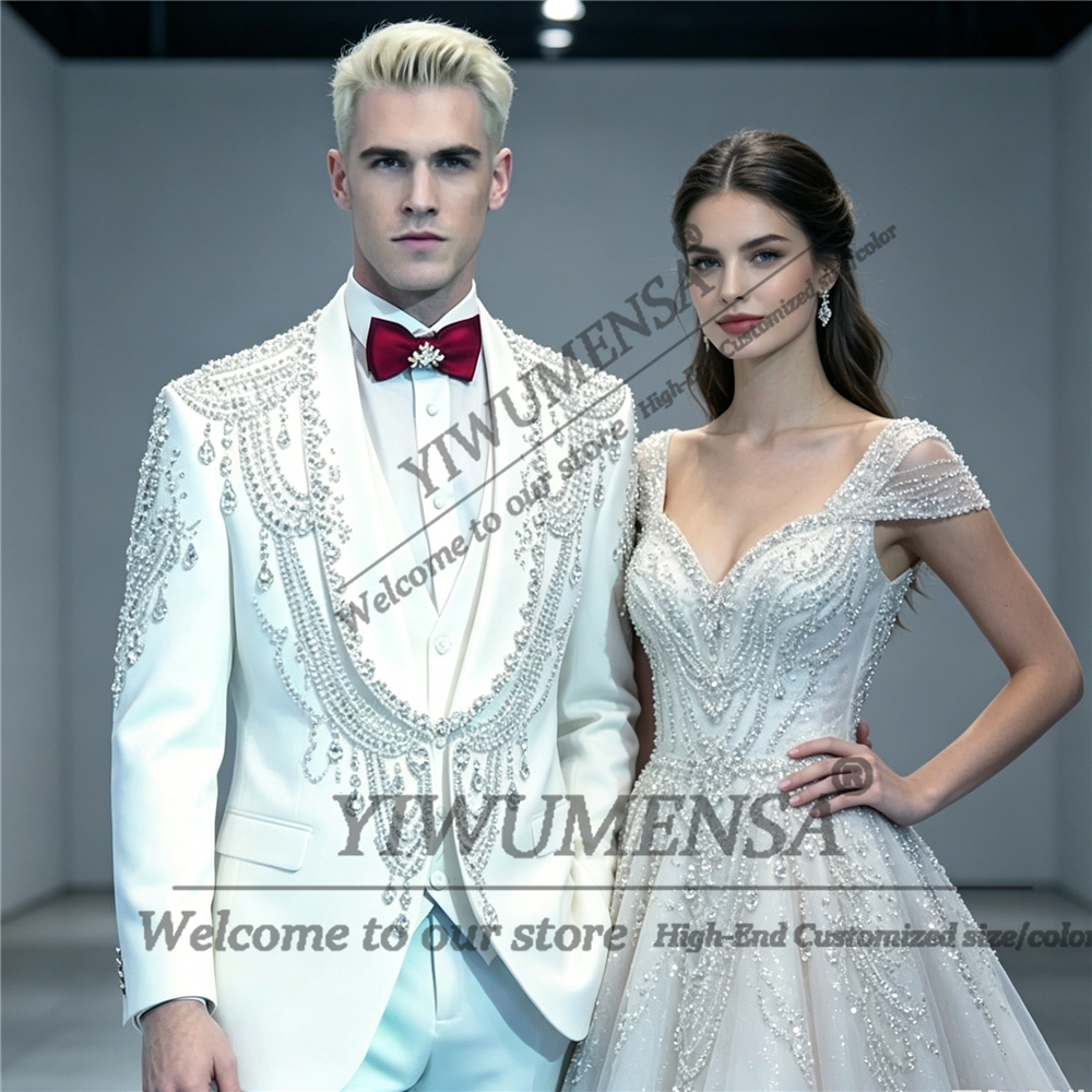 Male Fashion Beading Crystals  - Formal Wear For Men In Wedding recensione e prezzo
