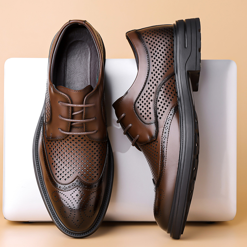 Summer New Leather Shoes Men's - Formal Men Office Wear Sandals recensione e prezzo