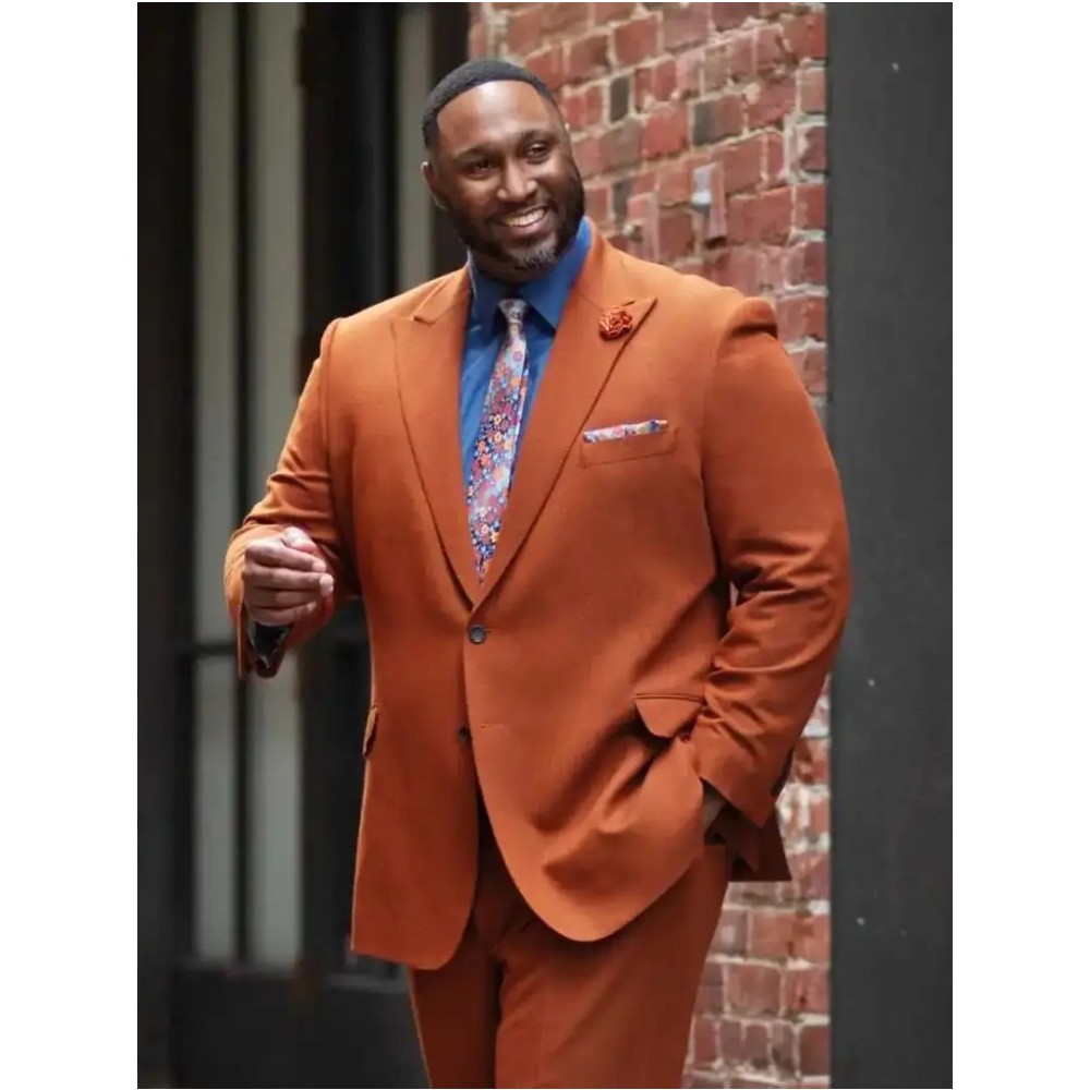 Orange Men Suits Plus Size Jac - Men Formal Party Wear Outfit recensione e prezzo