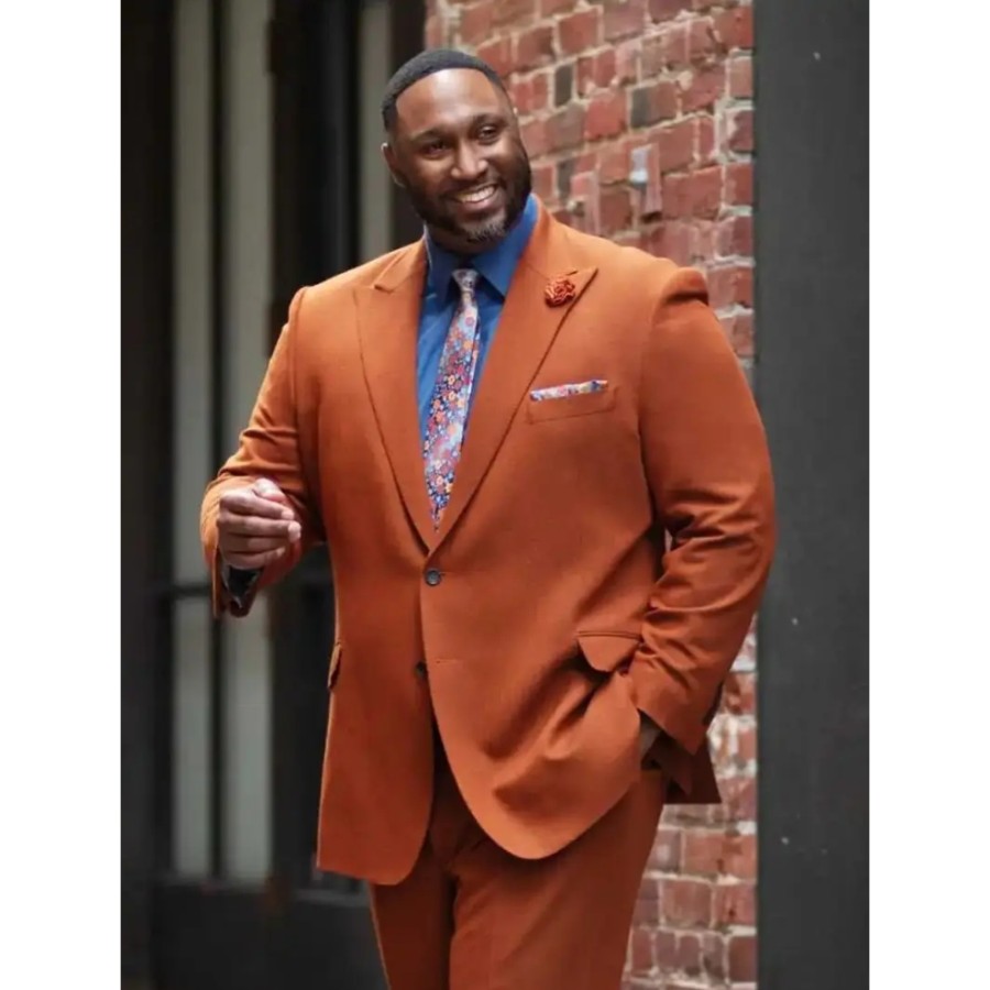 Orange Men Suits Plus Size Jac - Men Formal Party Wear Outfit recensione e prezzo