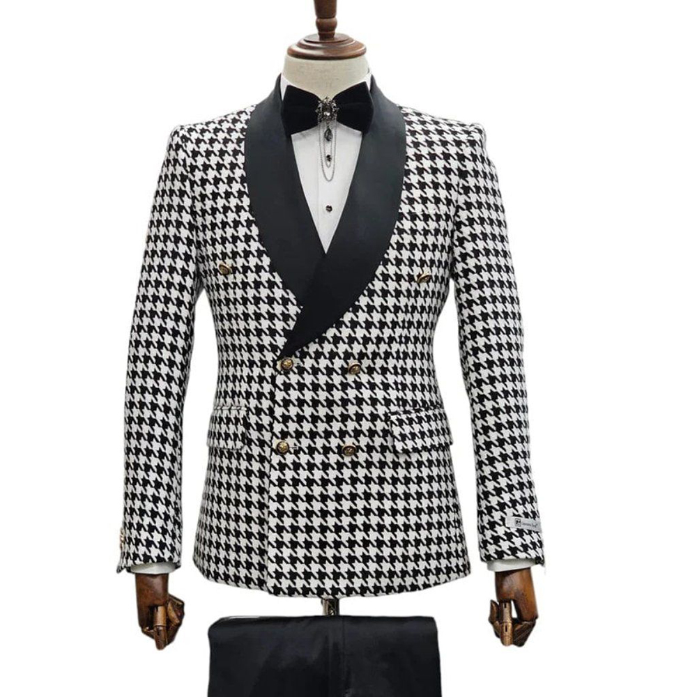 Vintage Men's Suits Chic 2Piec - Men Formal Wear Wedding Guest recensione e prezzo