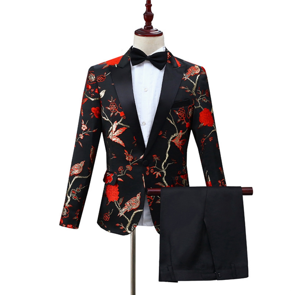 2026 New Exquisite Jacquard Su - Men Formal Party Wear Outfit recensione e prezzo