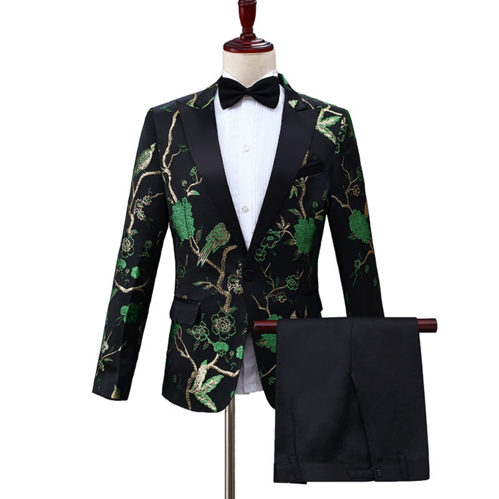 2026 New Exquisite Jacquard Su - Men Formal Party Wear Outfit recensione e prezzo