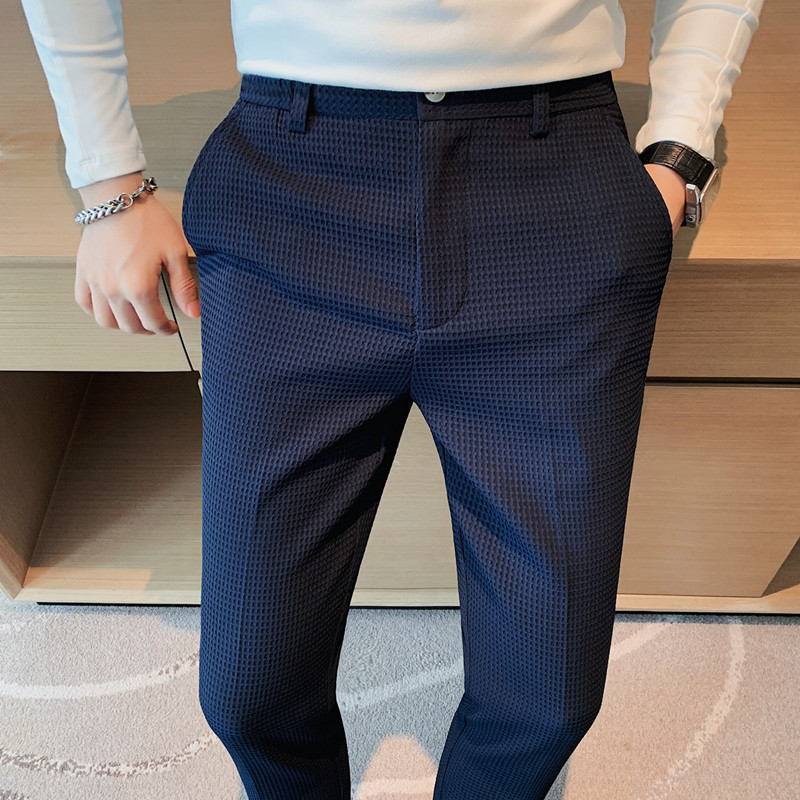 2024 Autumn New Waffle Stretch - Men'S Used Formal Wear recensione e prezzo