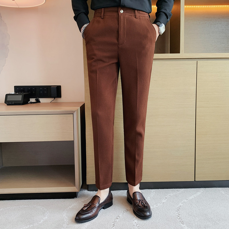 2024 Autumn New Waffle Stretch - Men'S Used Formal Wear recensione e prezzo