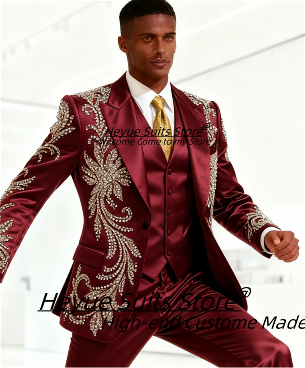 High End Customized Men Suit L - Men'S Used Formal Wear recensione e prezzo