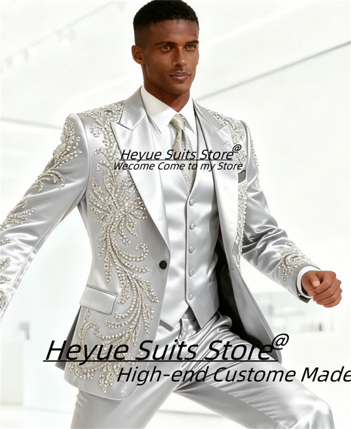 High End Customized Men Suit L - Men'S Used Formal Wear recensione e prezzo