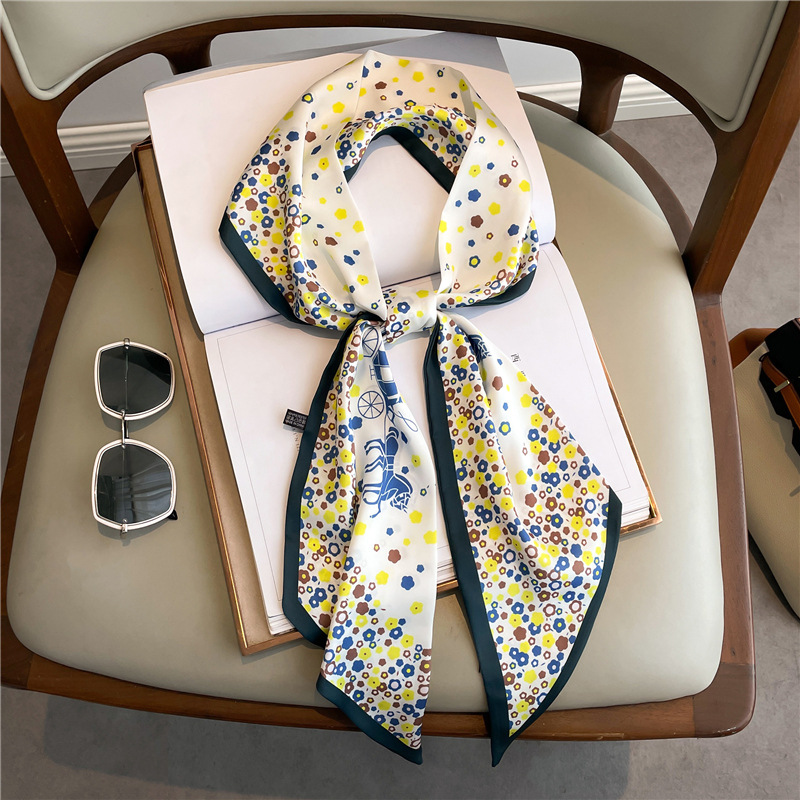 Fashion Print Long Silk Scarf  - Silk Tie Woven recensione e prezzo