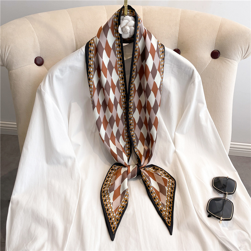 Fashion Print Long Silk Scarf  - Silk Tie Woven recensione e prezzo