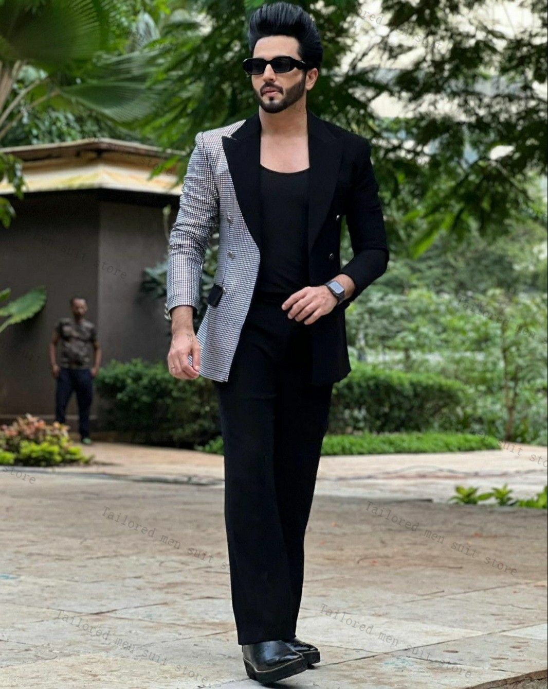 Black Men Suits Set 2 Pieces C - Men Formal Wear Wedding Guest recensione e prezzo