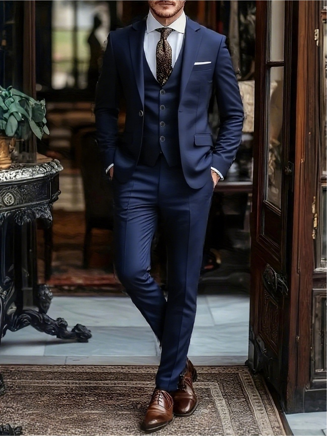 Men's Tailored Look 3-Piece Su - Mens Formal Look recensione e prezzo