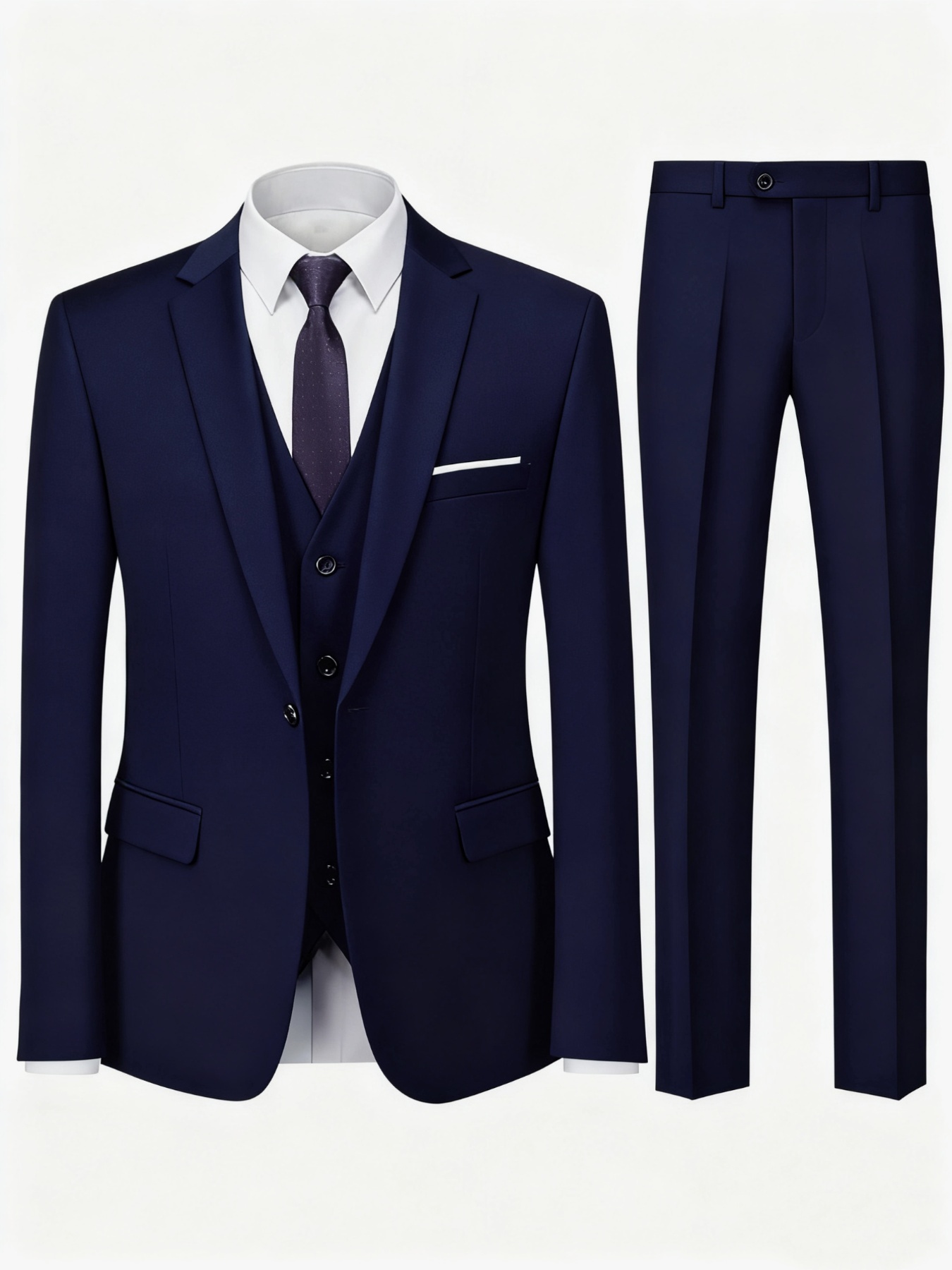 Men's Tailored Look 3-Piece Su - Mens Formal Look recensione e prezzo