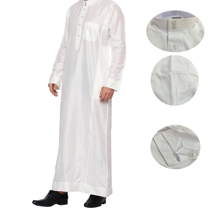 Qatar Stand Collar Mens Thobe  - Mens Formal Look recensione e prezzo