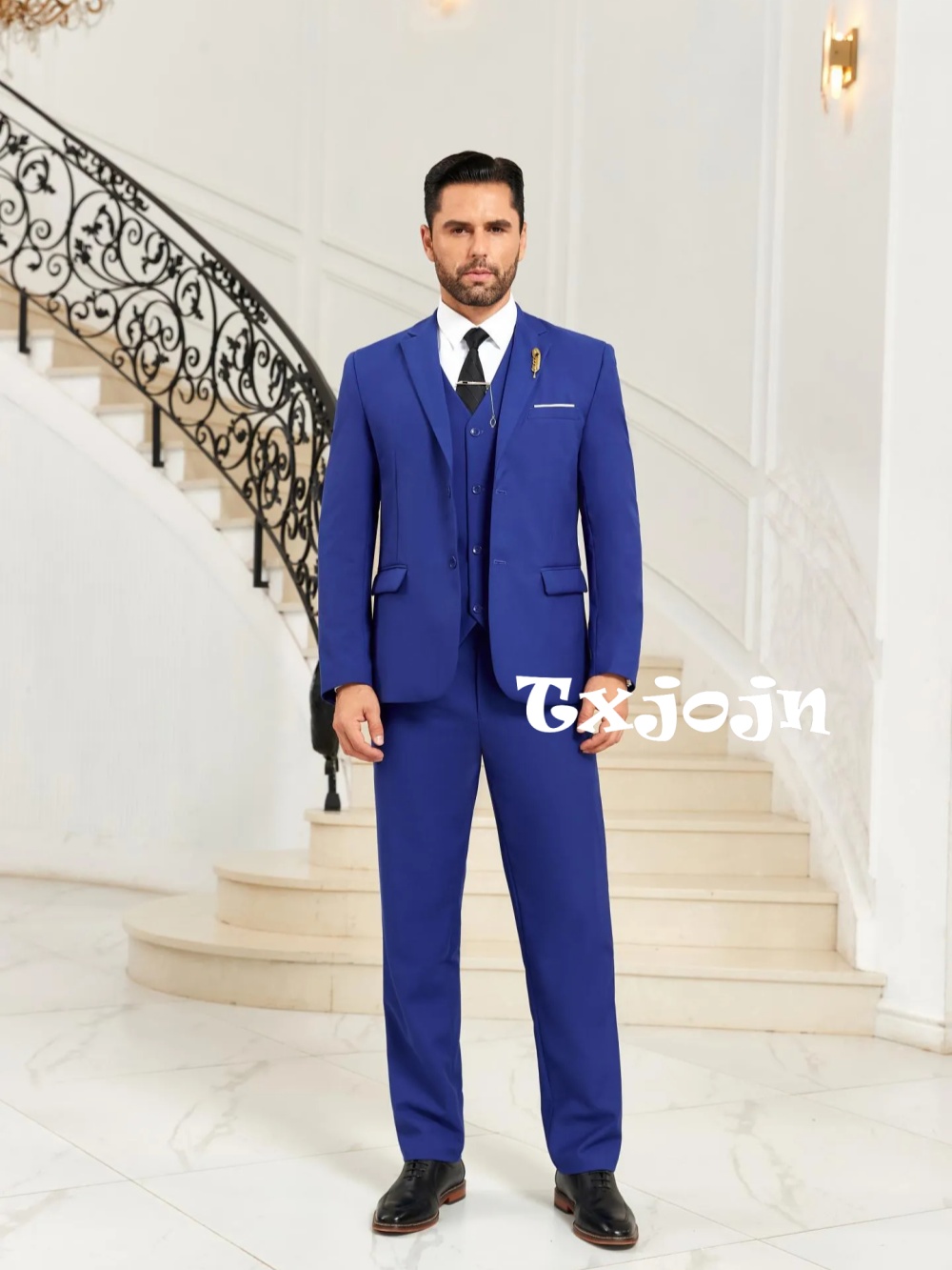 New Blue Men's Slim Fit Suits  - Men Formal Party Wear Outfit recensione e prezzo