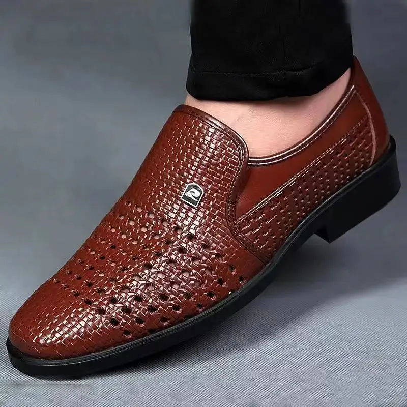 Summer New Leather Shoes Men's - Formal Men Office Wear Sandals recensione e prezzo