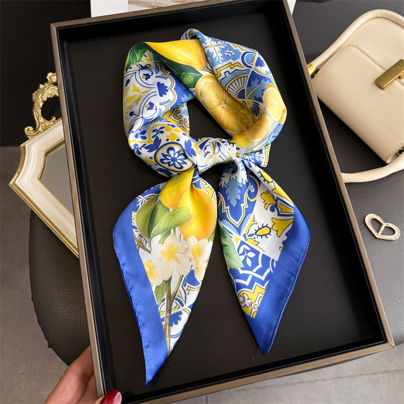 2026 New Fruit Print Silk Squa - Silk Tie Woven recensione e prezzo