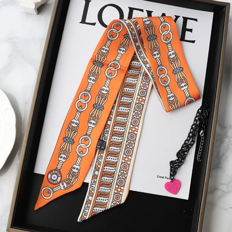 Fashion Skinny Silk Scarf for  - Silk Tie Woven recensione e prezzo