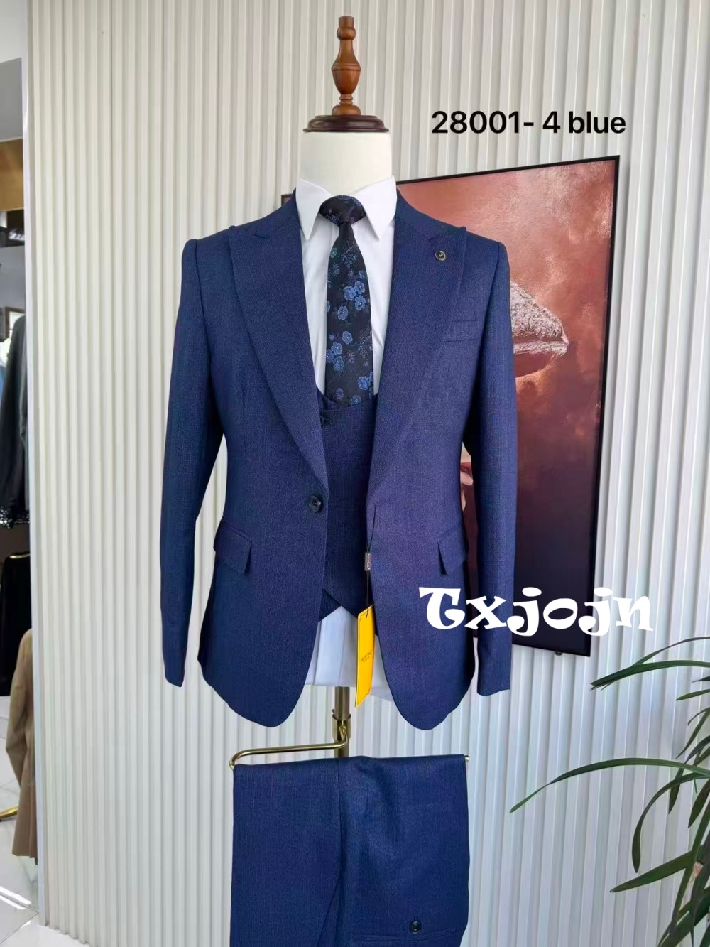 Blue Formal Man Suits 3 Pieces - Men Formal Wear Wedding Guest recensione e prezzo