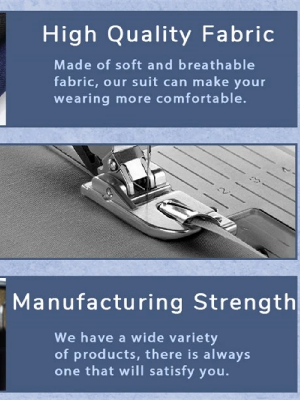 Blue Formal Man Suits 3 Pieces - Men Formal Wear Wedding Guest recensione e prezzo