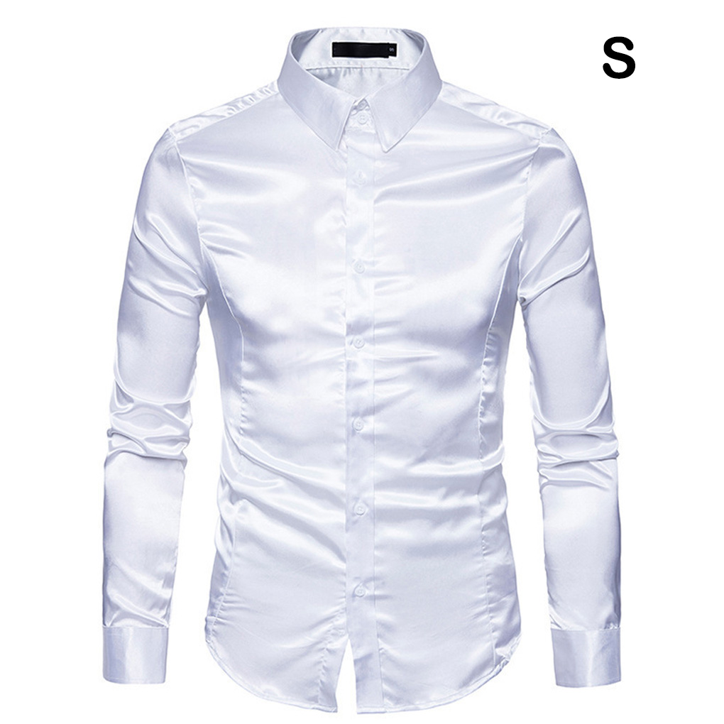 Breathable Mens Shirt Satin Sm - Mens Formal Look recensione e prezzo