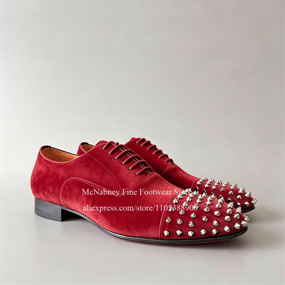 Spike Studs Leather Dress Shoe - Formal Wear For Men In Wedding recensione e prezzo