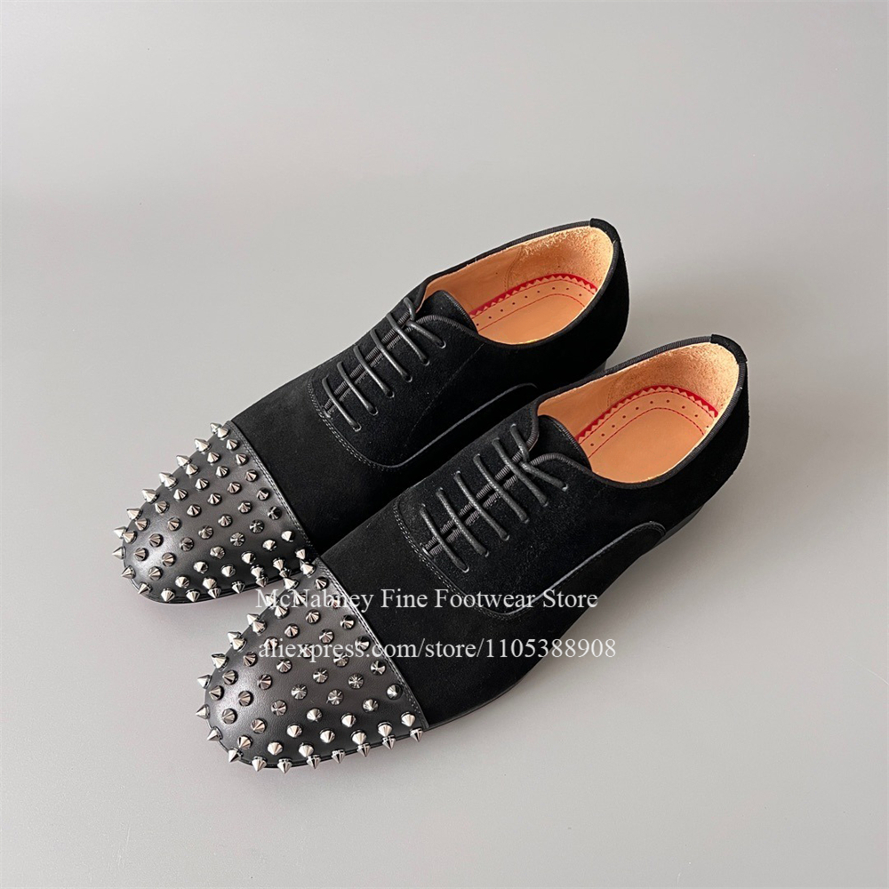 Spike Studs Leather Dress Shoe - Formal Wear For Men In Wedding recensione e prezzo