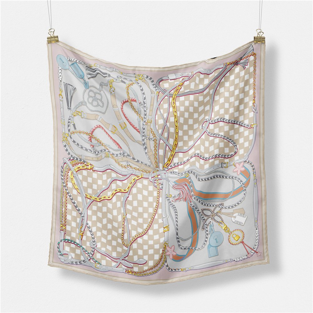Twill Silk Scarf Woman Digital - Silk Tie Woven recensione e prezzo